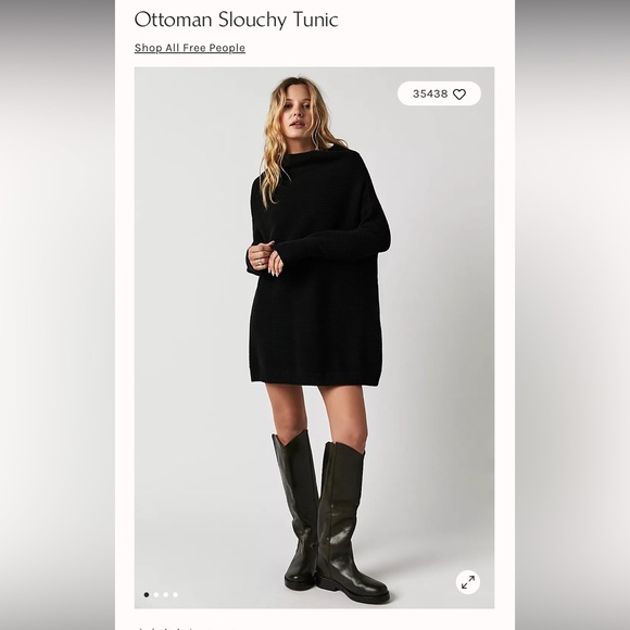 Free People Ottoman Tunic black size M - Picture 1 of 11